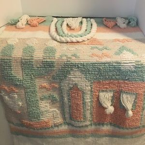 Beachy Rug Wall Hanging Wall Art Tassels Chording